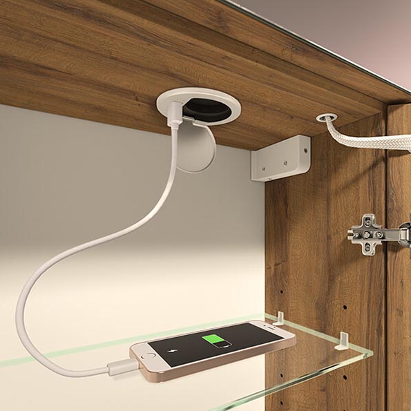 Steckdose + USB