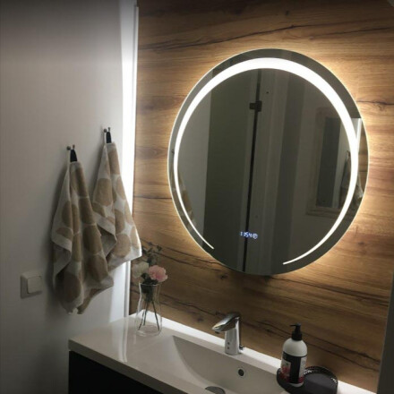 Runde Spiegel mit LED SMART L156 Apple - Artforma