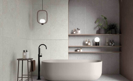 Bodenfliesen 60 x 120 cm, beige, matt, A4H1099 Shellstone Beige