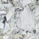 Feinsteinzeug „Bookmatch“ 120 x 280, weißer Marmor mit goldenen Adern, glänzend, A4H1118 Bellezza Bianca #4