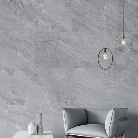 Glasierte Feinsteinzeugfliesen für den Boden, 60 x 120 cm, steingrau, matt, A4H1131 Agathos Grey #9