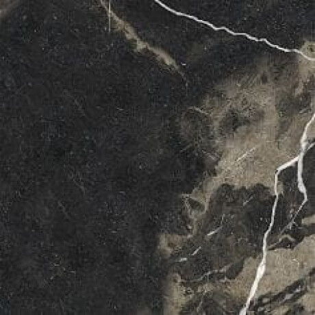 Glasierte Feinsteinzeugfliesen für den Boden „Pierre Black“, 120 x 120 cm, schwarz glänzend mit goldenen Adern, rektifiziert, A4H197 #7