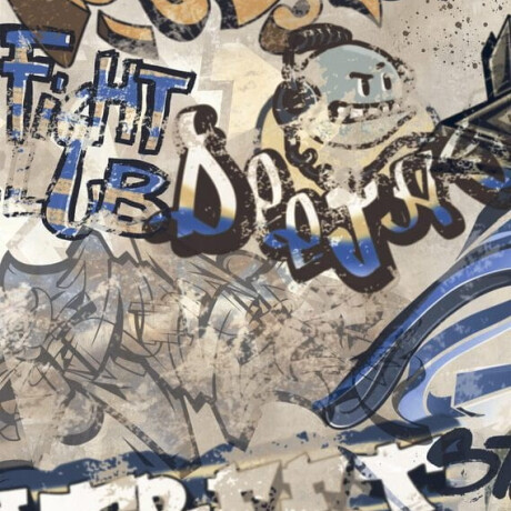 Glasierte Feinsteinzeugfliesen für den Boden, großformatig, 120 x 280 cm, beige, matt, rektifiziert, A4H255 City Graffiti Beige #3
