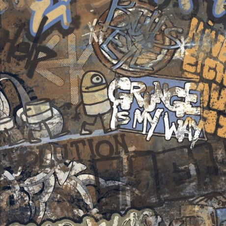 Glasierte großformatige Bodenfliesen 120 x 280 cm, matt, rektifiziert, A4H262 City Graffiti Multicolor #6