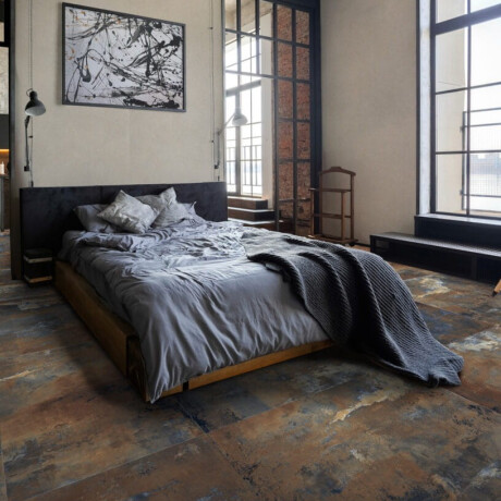 Glasierte Feinsteinzeugfliesen für den Boden, großformatig, 120 x 280 cm, mattbraun, rektifiziert, A4H264 City Multicolor #6