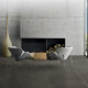 Glasierte Feinsteinzeugfliesen für den Boden, 120 x 120 cm, Beton, dunkelgrau, matt, rektifiziert, A4H326 Massive Dimgray #4