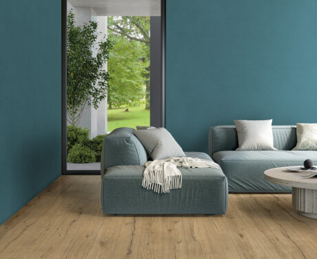 Großformatige Feinsteinzeugfliese 120 x 280 cm, blau, matt, rektifiziert, A4H347 Mood Hope