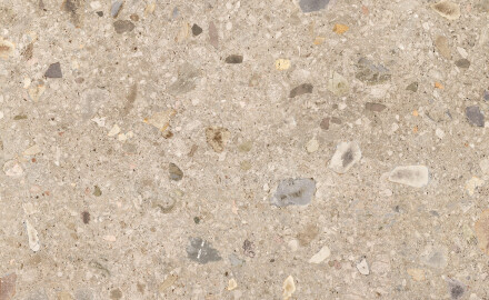Glasierte Feinsteinzeugfliesen für den Boden, 120 x 120 cm, beige, Terrazzo, matt, rektifiziert, A4H407 Ceppo Di Gre Warm