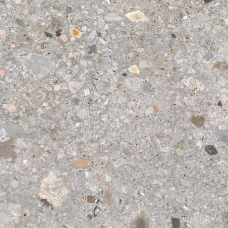 Glasierte Feinsteinzeugfliesen für den Boden, 60 x 120 cm, hellgrau, matt, rektifiziert, A4H418, Terrazzo Ceppo Di Gre Multi #6