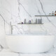 Großformatige Feinsteinzeugfliese 120 x 270 cm, glänzend, mit grauer Ader, rektifiziert, A4H451 Statuario Superiore #5