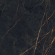 Feinsteinzeug „Bookmatch“ 120 x 280, schwarzer Marmor mit goldenen Adern, glänzend, A4H473 Sant Loreno #7