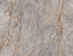 Großformatige Feinsteinzeugfliesen 120x280, grauer Marmor mit goldenen Adern, matt, A4H722 Sarankolin