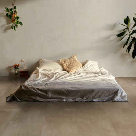 Großformatige Feinsteinzeugfliesen 120x280, mattes Beige in Betonoptik, A4H753 Louft Cream #5