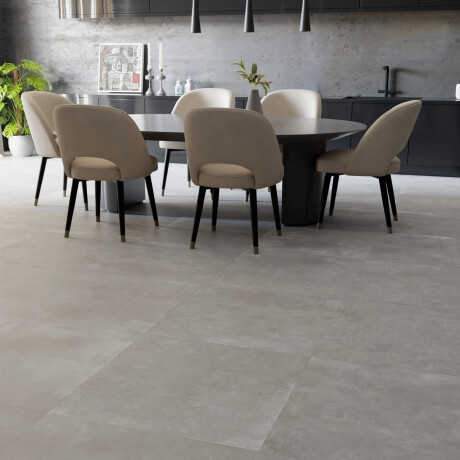 Großformatige Feinsteinzeugfliesen 120x280, Beton-Grau matt, A4H763 Louft Ash #1