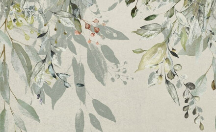Wandfliesen 60 x 120 cm, grau mit Blumenmustern, matt, A4H918 Flower