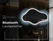 Unregelmäßiger asymmetrischer Spiegel mit LED Beleuchtung C222 #5