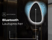 Unregelmäßiger asymmetrischer Spiegel mit LED Beleuchtung B222 #6