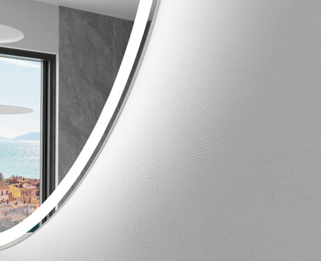 Unregelmäßiger asymmetrischer Spiegel mit LED Beleuchtung EG222 #2