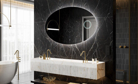 Badspiegel oval - Spiegel oval - Badspiegel oval beleuchtet - Artforma