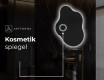 Unregelmäßiger asymmetrischer Spiegel mit LED Beleuchtung EM221 #5