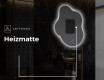 Unregelmäßiger asymmetrischer Spiegel mit LED Beleuchtung EM221 #9