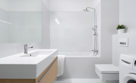 Rainshower Dokos mit Wannenbatterie Chrom