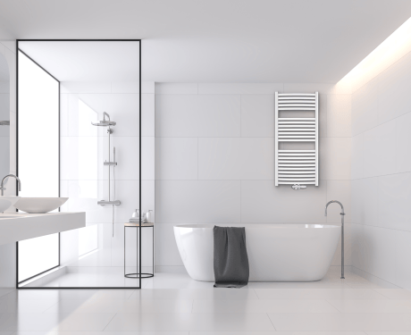 Badezimmer-Leiterheizkörper weiß