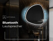 Unregelmäßiger asymmetrischer Spiegel mit LED Beleuchtung J223 #5