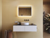 Badspiegel rechteckig mit Beleuchtung LED  mit Dual color, Touch Schalter #8