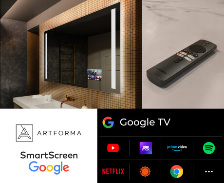 Rechteckiger Badspiegel mit LED Beleuchtung L02 #5