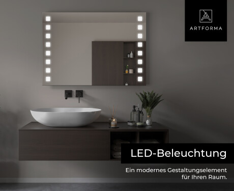 Rechteckiger Badspiegel mit LED Beleuchtung L03 #6