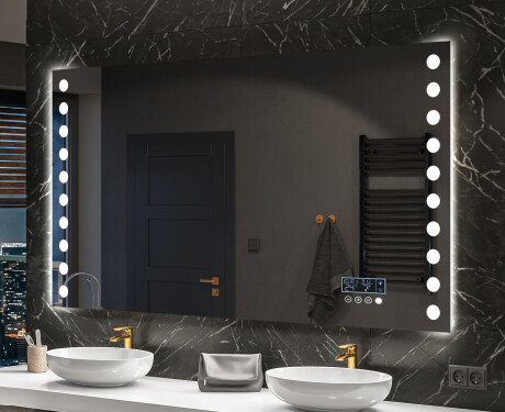 Rechteckiger Badspiegel mit LED Beleuchtung L06 #10