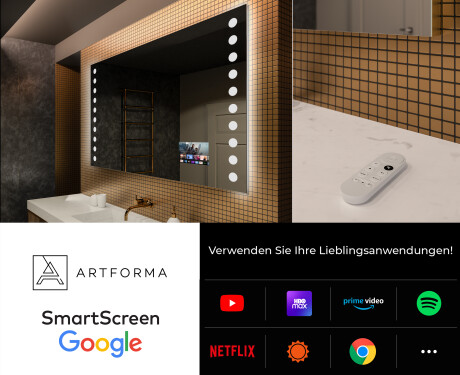 Rechteckiger Badspiegel mit LED Beleuchtung L06 #4