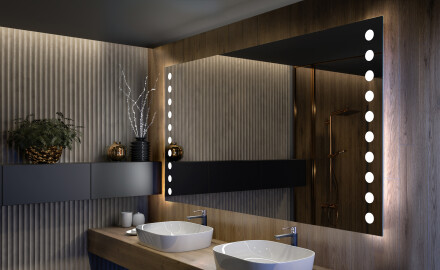 LED Spiegel - Badspiegel mit LED Beleuchtung - Wandspiegel -  Hintergrundbeleuchtung - Artforma - Artforma