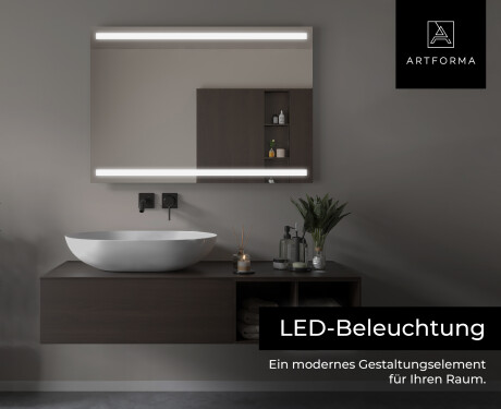 Rechteckiger Badspiegel mit LED Beleuchtung L09 #6