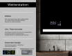 Rechteckiger Badspiegel mit LED Beleuchtung L09 #5