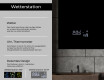 Rechteckiger Badspiegel mit LED Beleuchtung L12 #5