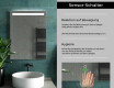 Rechteckiger Badspiegel mit LED Beleuchtung L12 #7