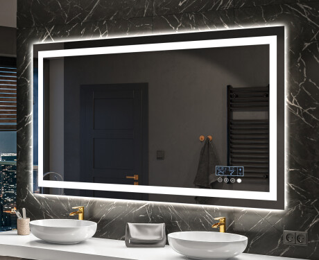 Rechteckiger Badspiegel mit LED Beleuchtung L15 #10