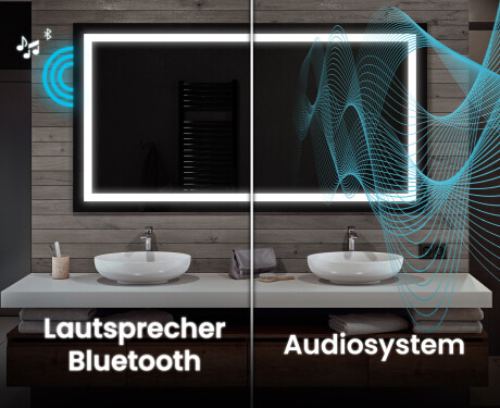 Rechteckiger Badspiegel mit LED Beleuchtung L15 #5