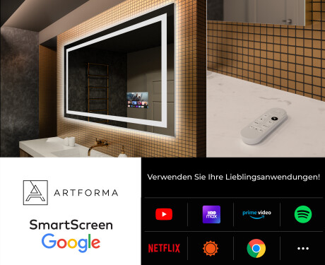 Rechteckiger Badspiegel mit LED Beleuchtung L15 #4