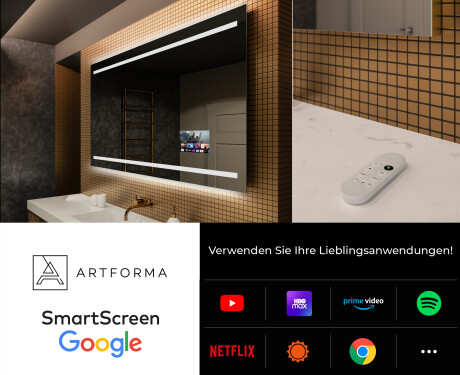 Rechteckiger Badspiegel mit LED Beleuchtung L23 #4