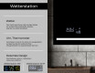 Rechteckiger Badspiegel mit LED Beleuchtung L23 #5