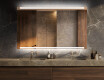 Rechteckiger Badspiegel mit LED Beleuchtung L47