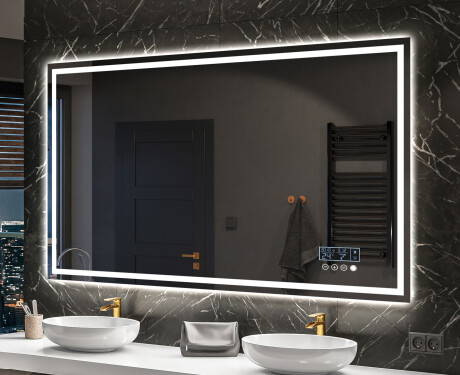 Rechteckiger Badspiegel mit LED Beleuchtung L49 #10