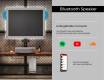 Rechteckiger Badspiegel mit LED Beleuchtung L57 #6