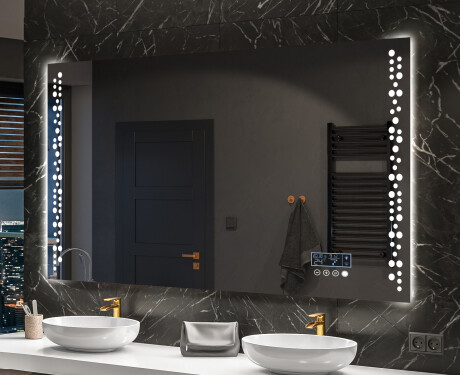 Rechteckiger Badspiegel mit LED Beleuchtung L65 #10