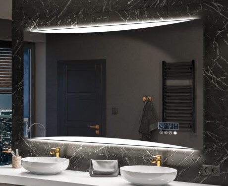 Rechteckiger Badspiegel mit LED Beleuchtung L78 #10