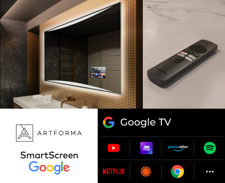 Rechteckiger Badspiegel mit LED Beleuchtung L78 #5