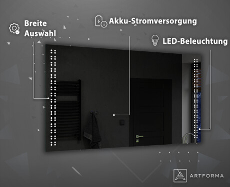 Batteriebetriebener LED Spiegel L55 #4